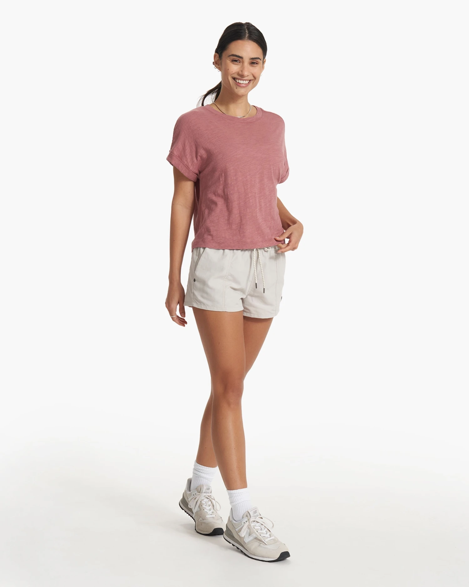 Sunset Easy Tee | Marsala - Image 4