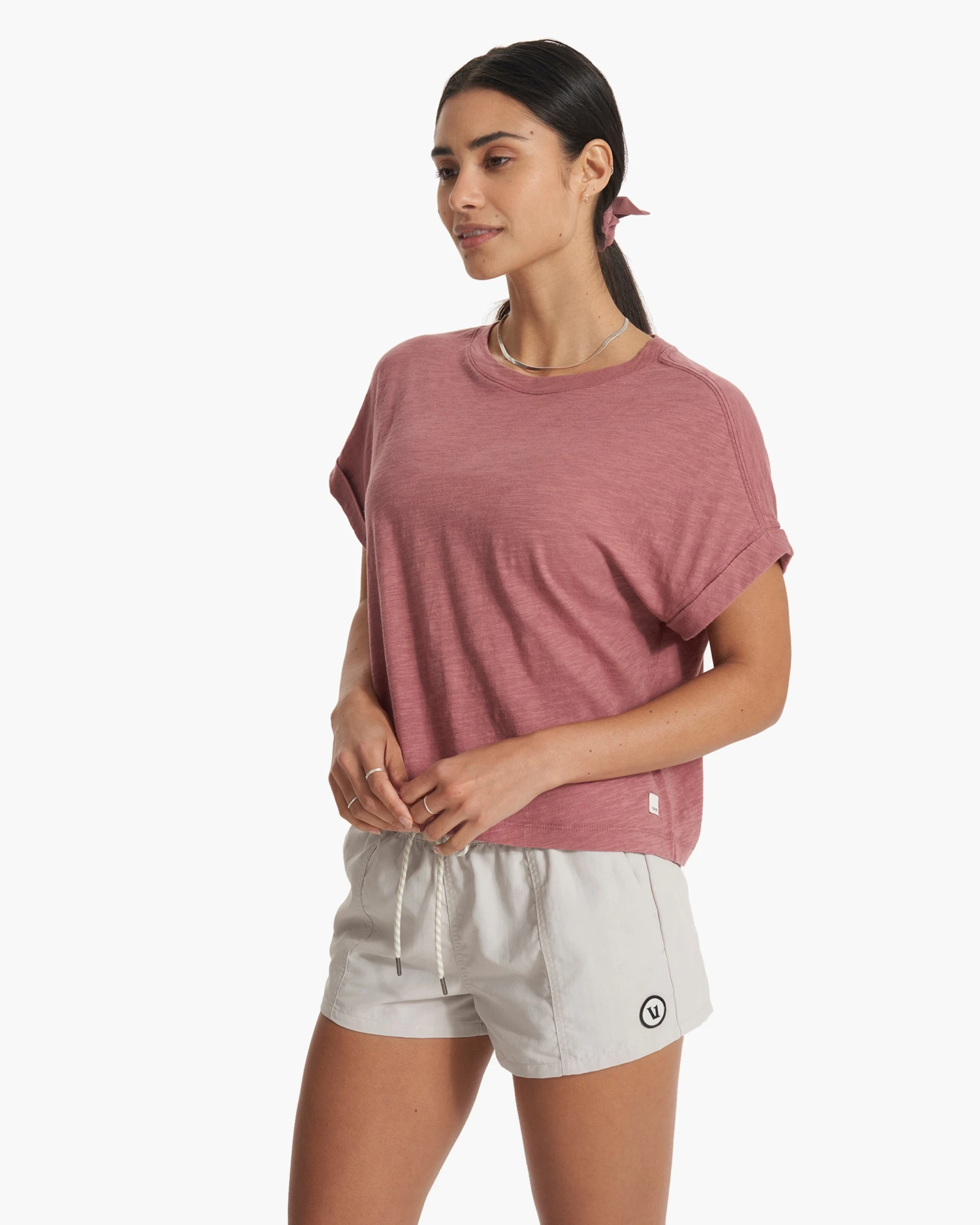Sunset Easy Tee | Marsala - Image 2