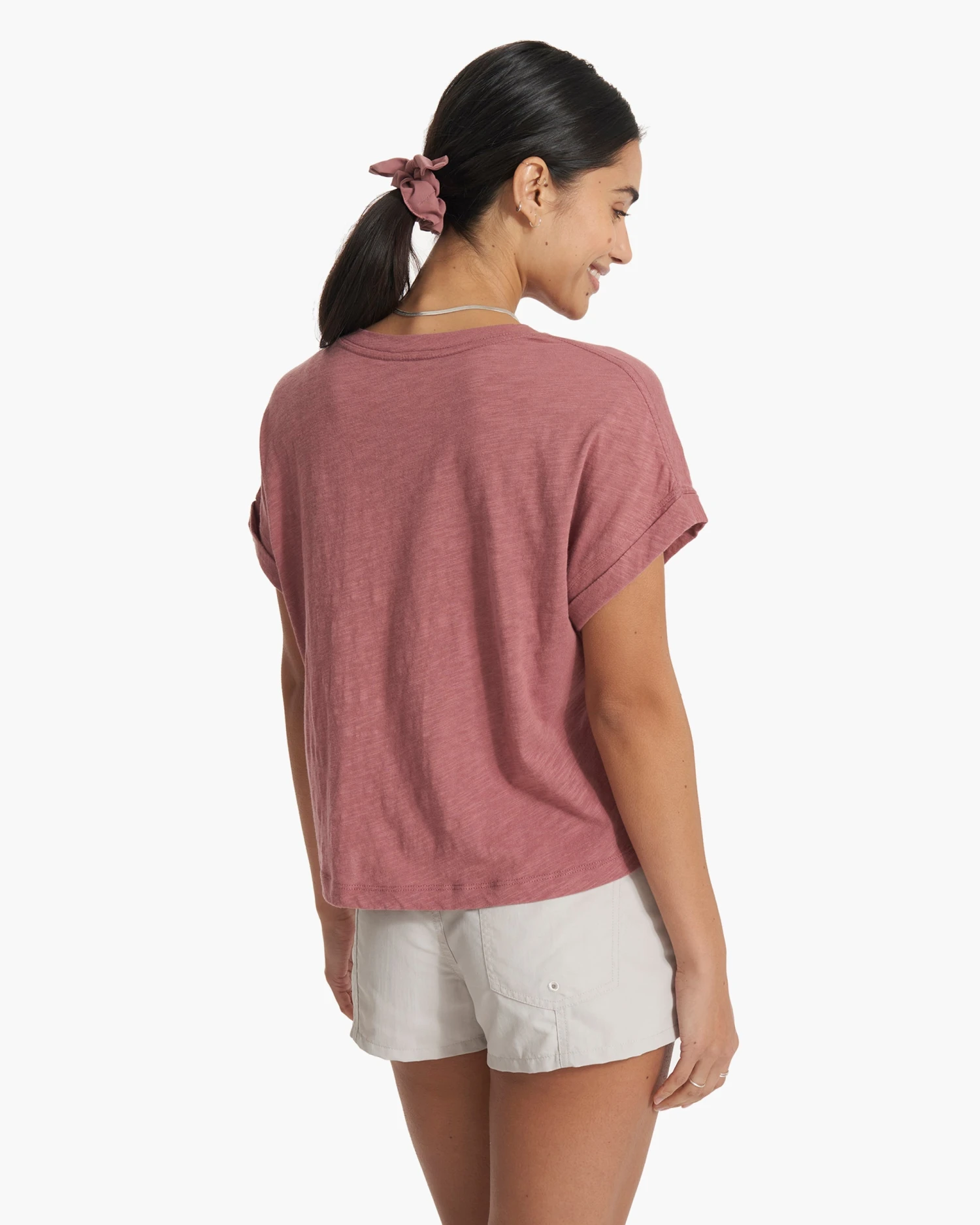 Sunset Easy Tee | Marsala - Image 3