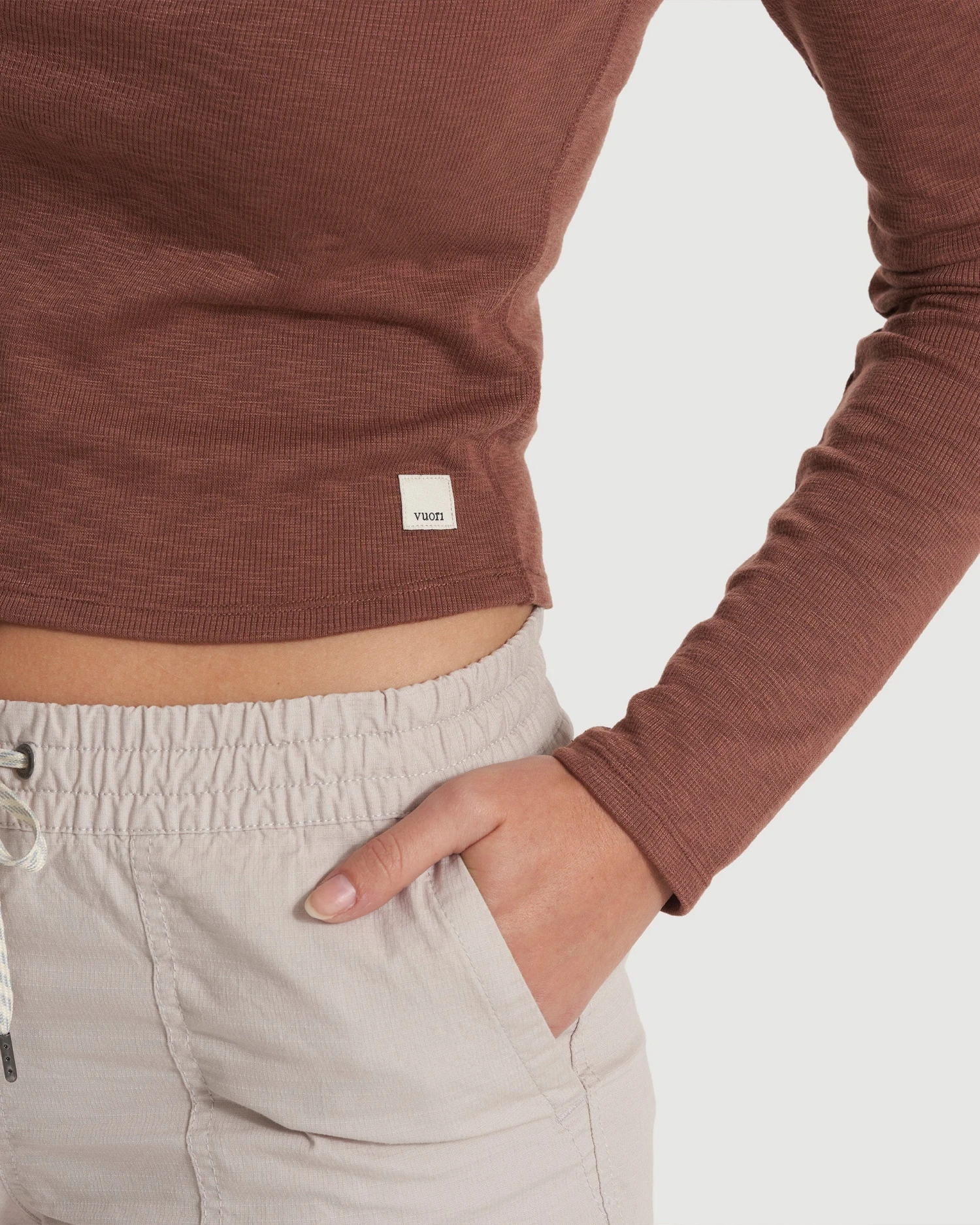 Long Sleeve Sunrise Square Neck | Hazelnut - Image 5