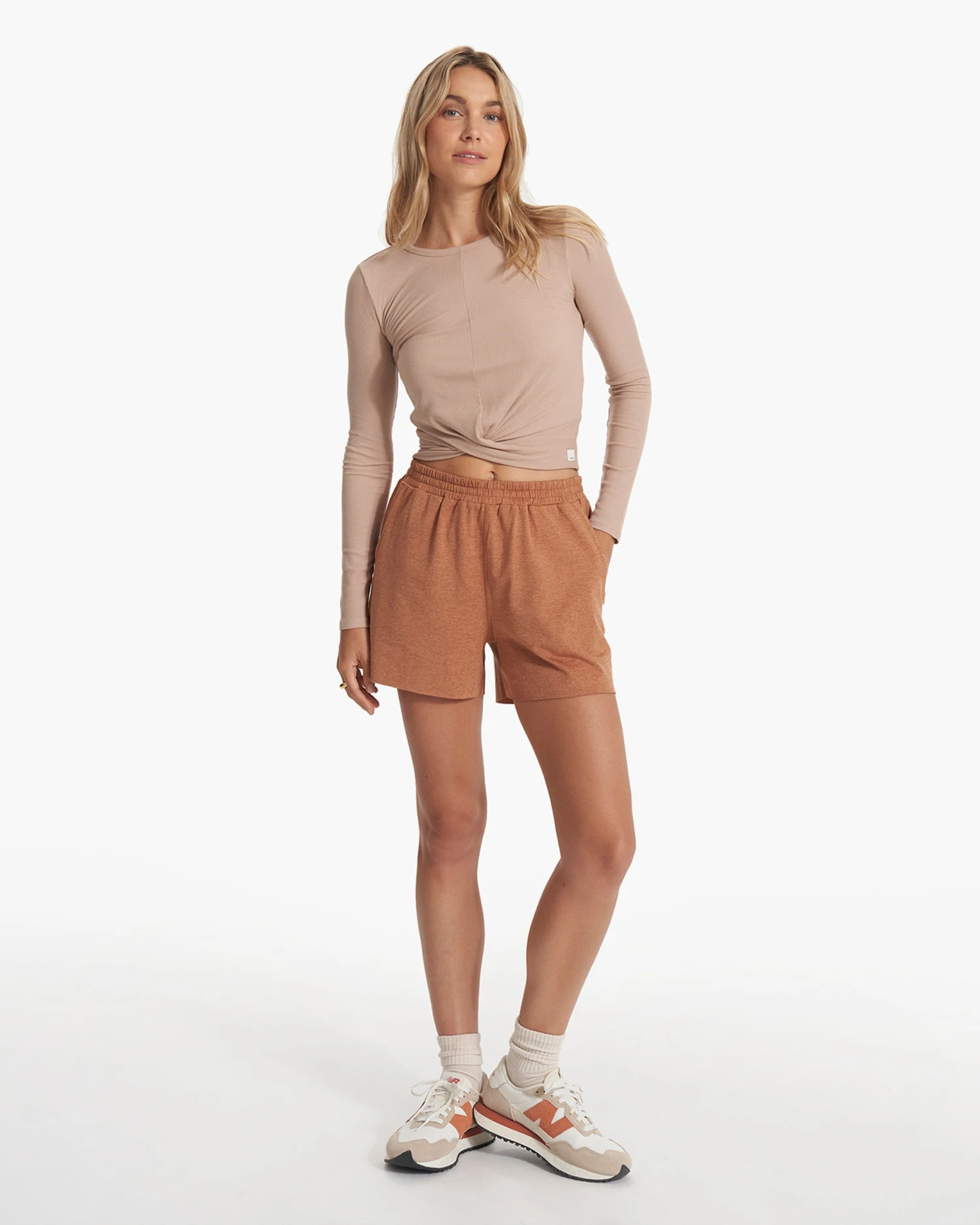 Long Sleeve Cove Twist Tee | Coconut - Image 5