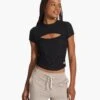 Cove Cut Out Tee | Black