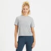 Chloe Tee | Light Heather Grey