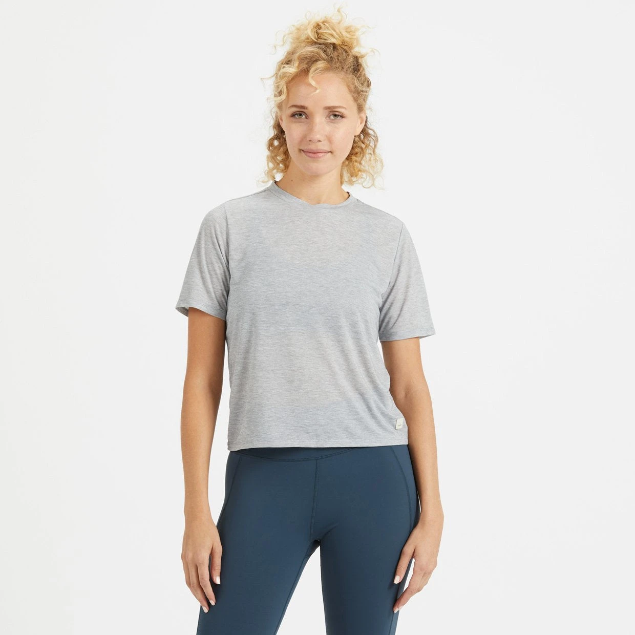 Chloe Tee | Light Heather Grey