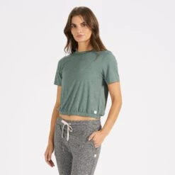 Balance Tee | Kelp Heather