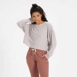 Long-Sleeve Sundown Tee | Fog