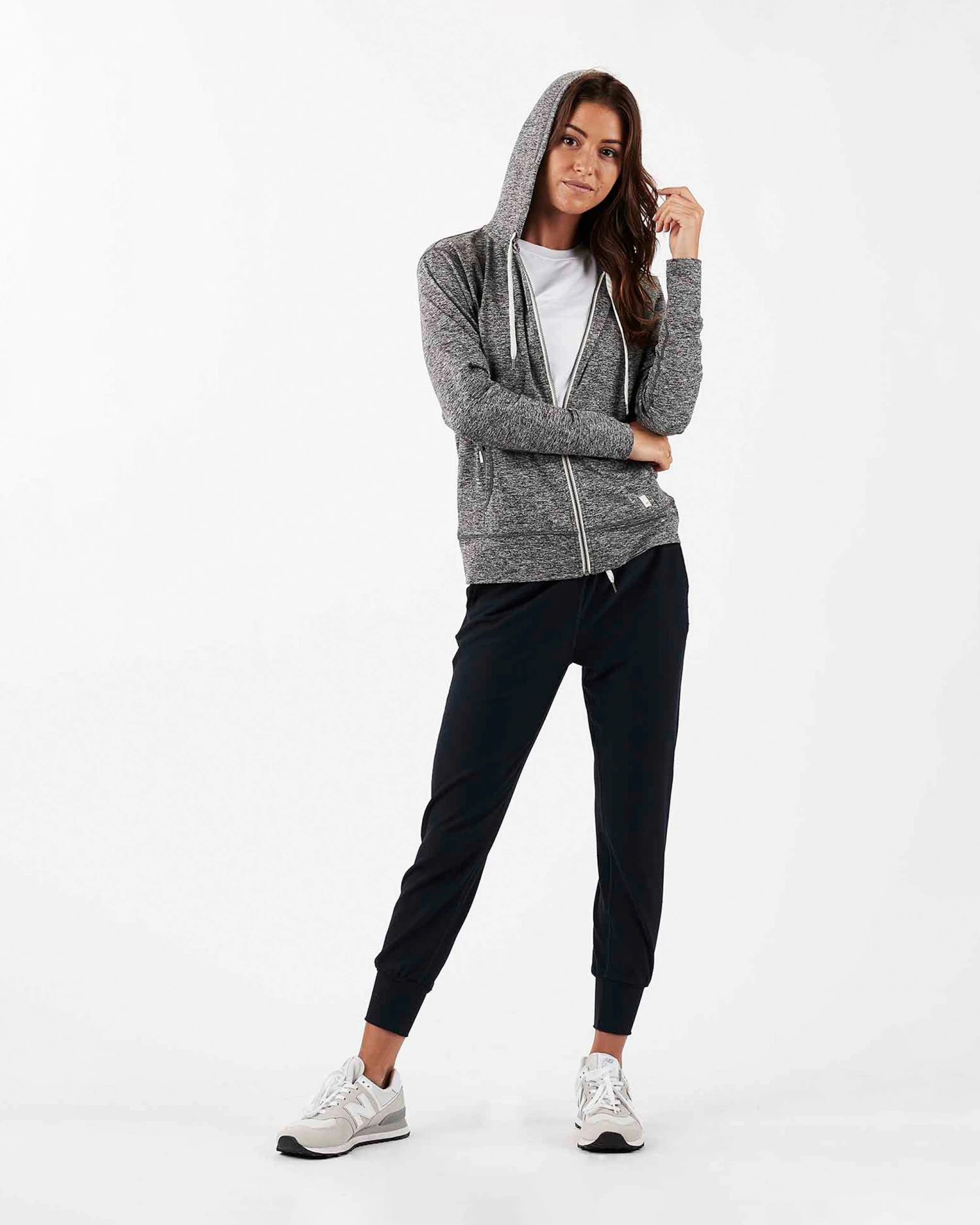 Halo Performance Hoodie | Heather Grey - Image 4