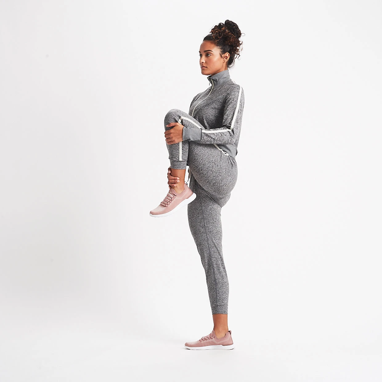 Eclipse Track Jacket | Heather Grey - Image 5