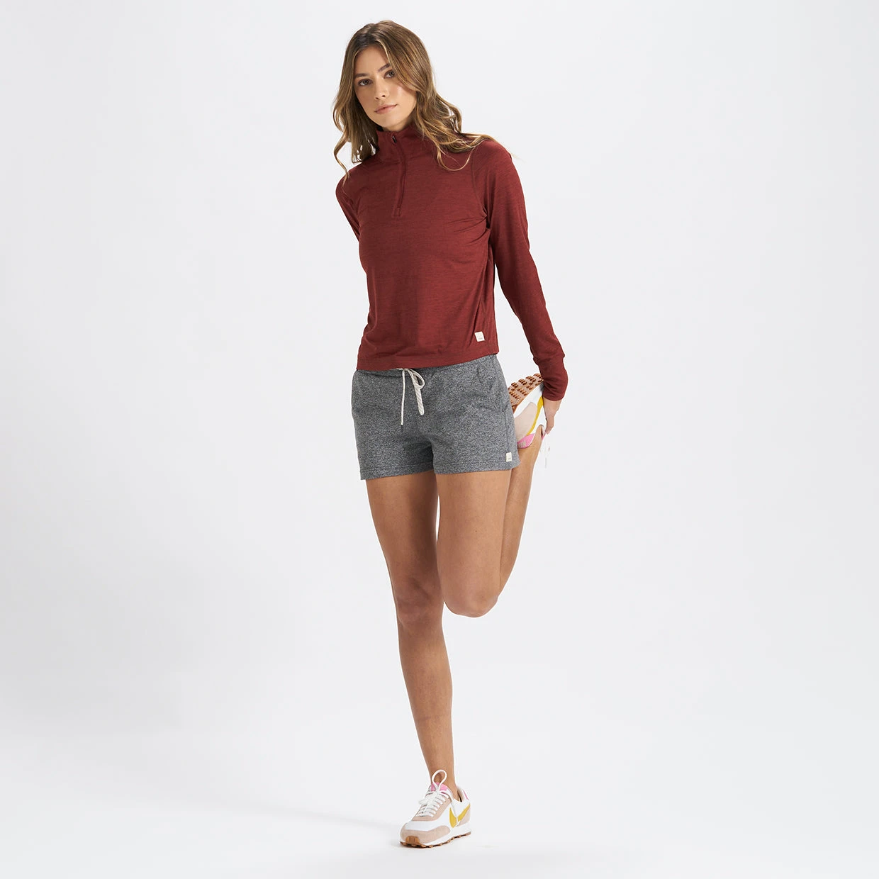 Crescent Half Zip | Spice Heather - Image 4