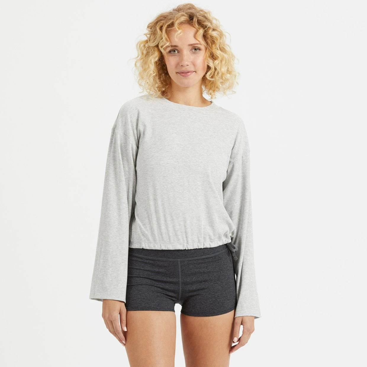 Pose Top | Light Heather Grey