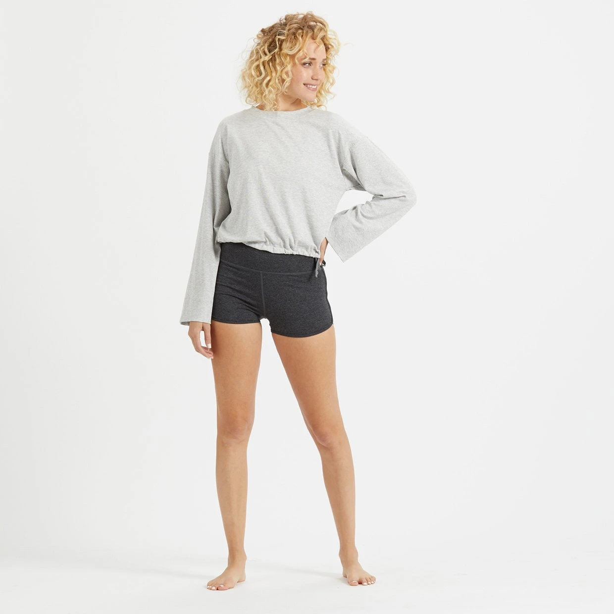 Pose Top | Light Heather Grey - Image 4