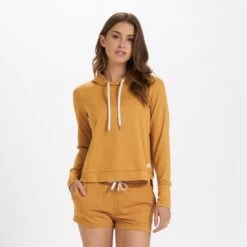 Halo Essential Hoodie | Flax Heather