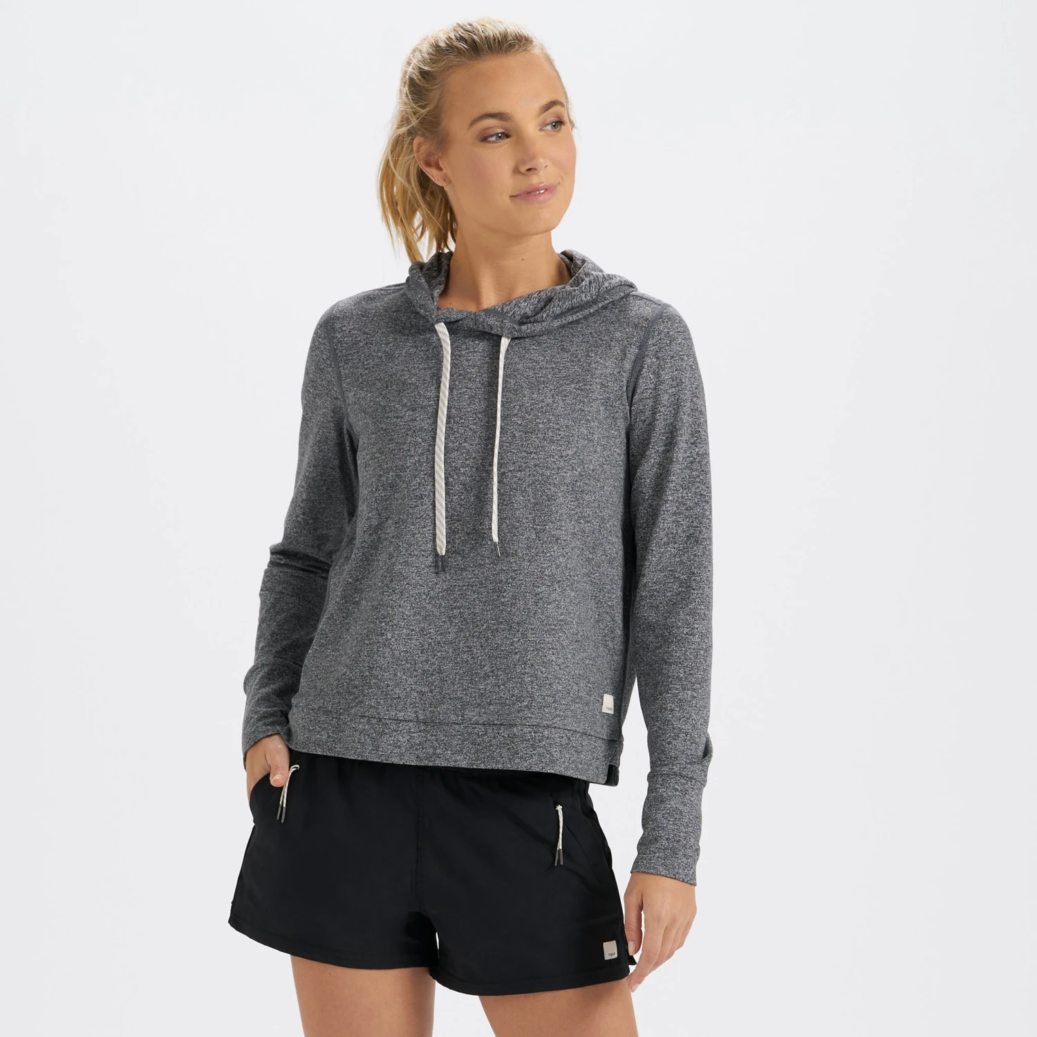 Halo Essential Hoodie | Heather Grey - Image 2