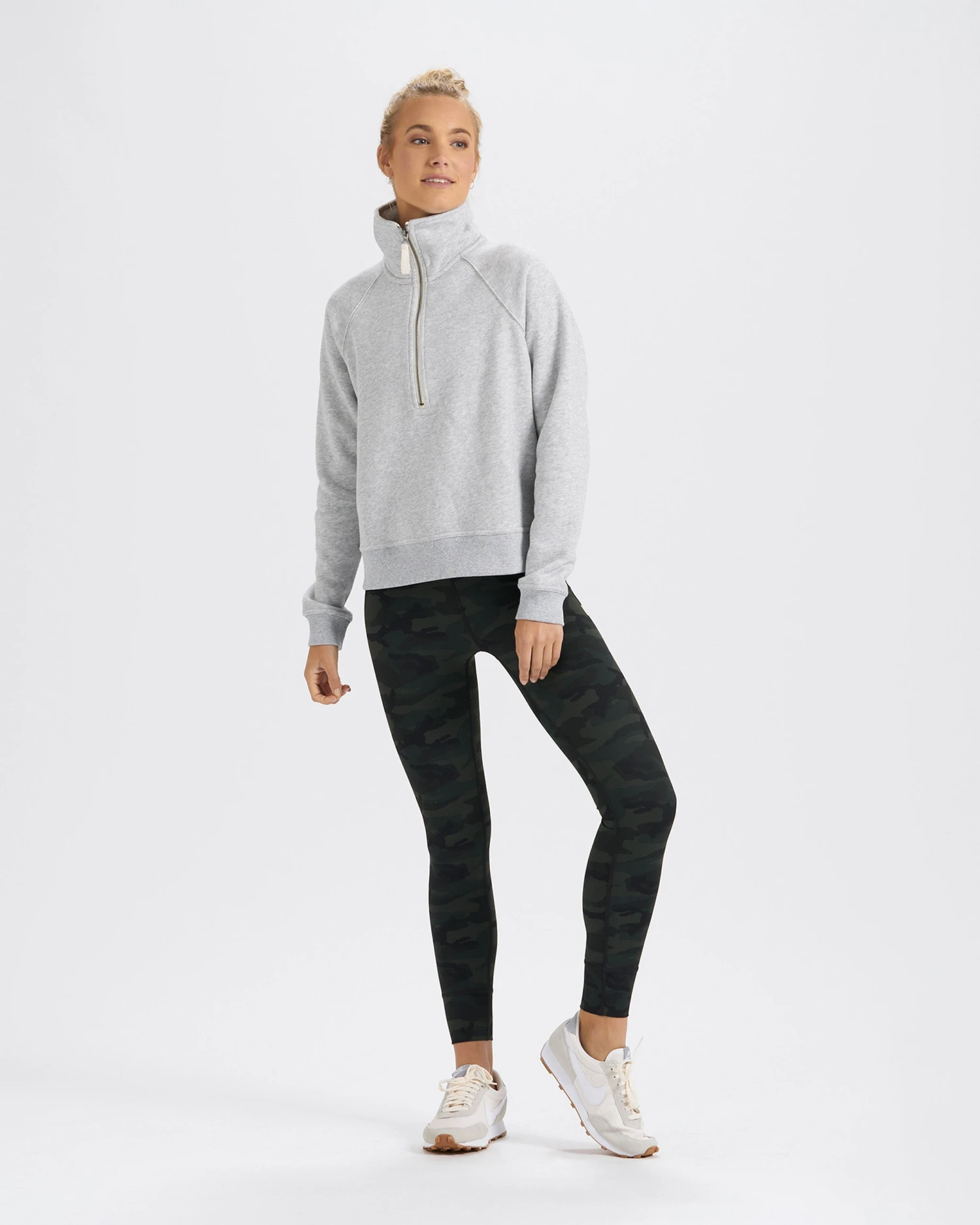 Restore Half Zip | Light Heather Grey - Image 4