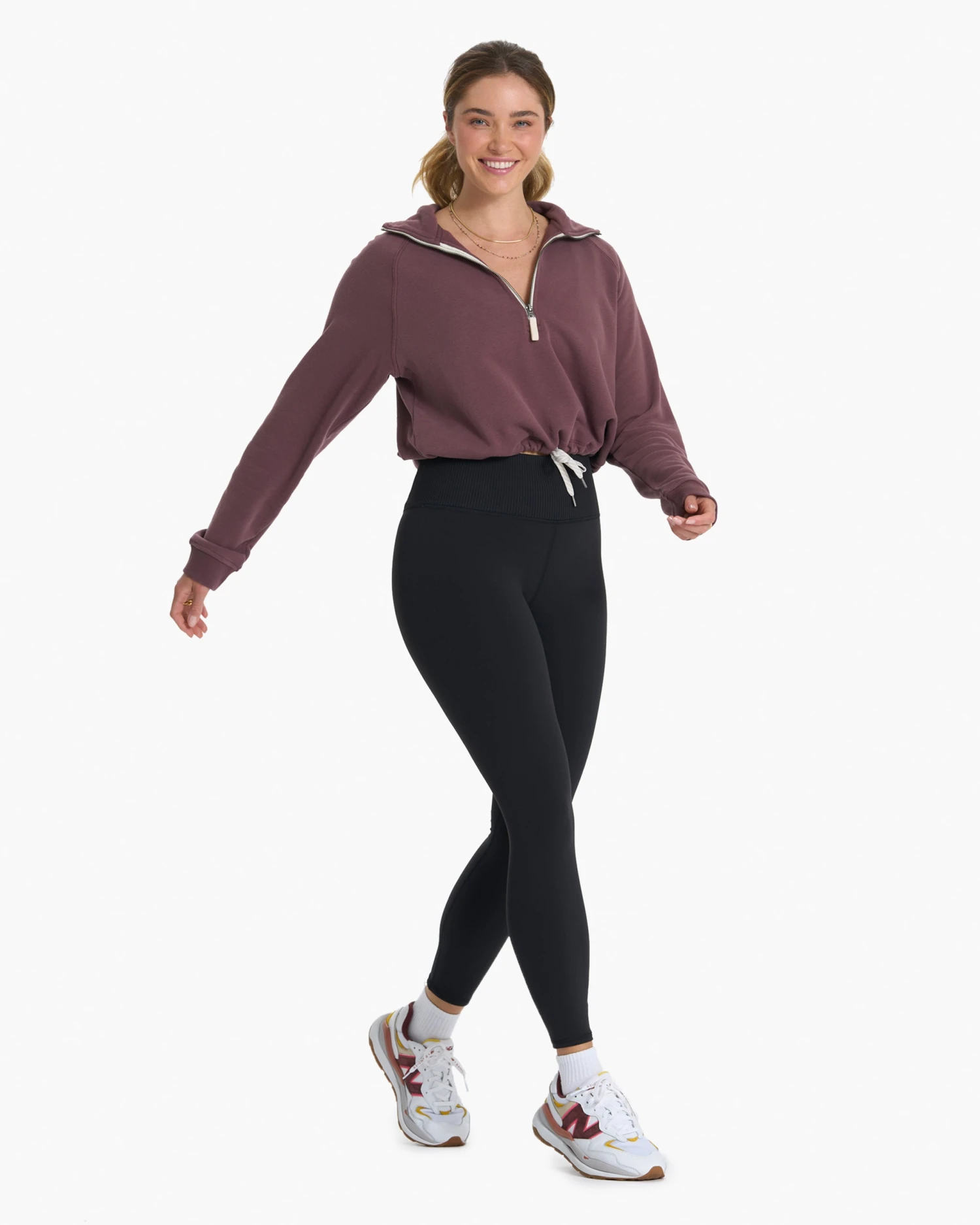 Sedona Half Zip | Chestnut - Image 3