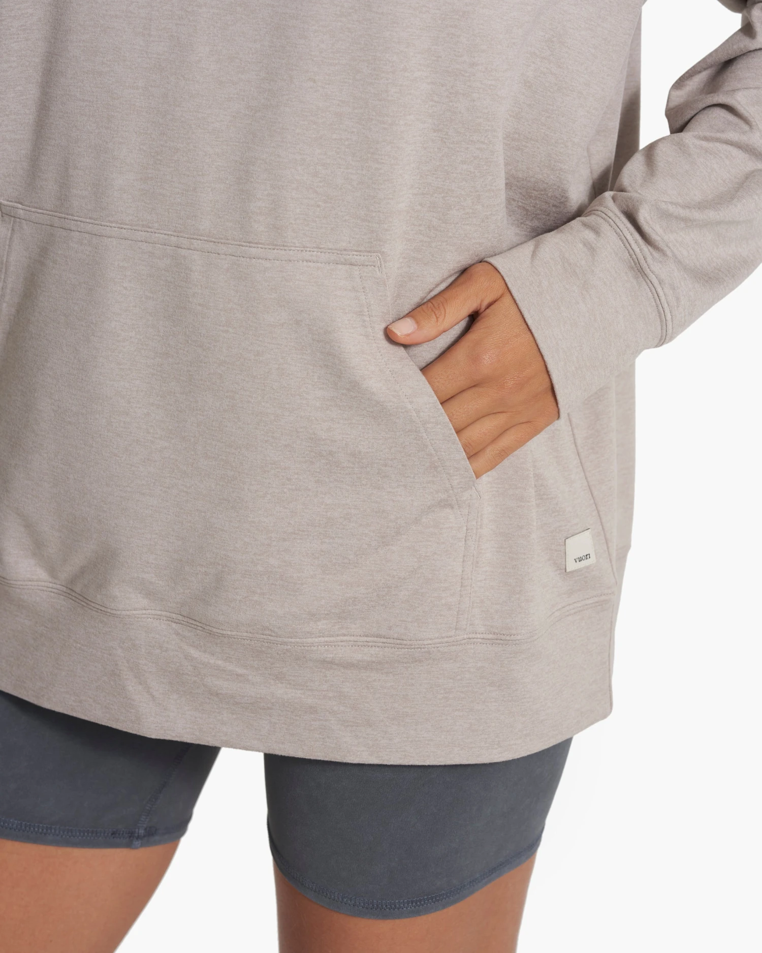 Halo Oversized Hoodie | Oyster Heather - Image 5