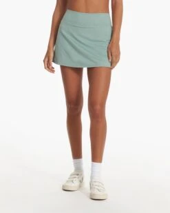 Halo Performance Skirt | Celery Heather