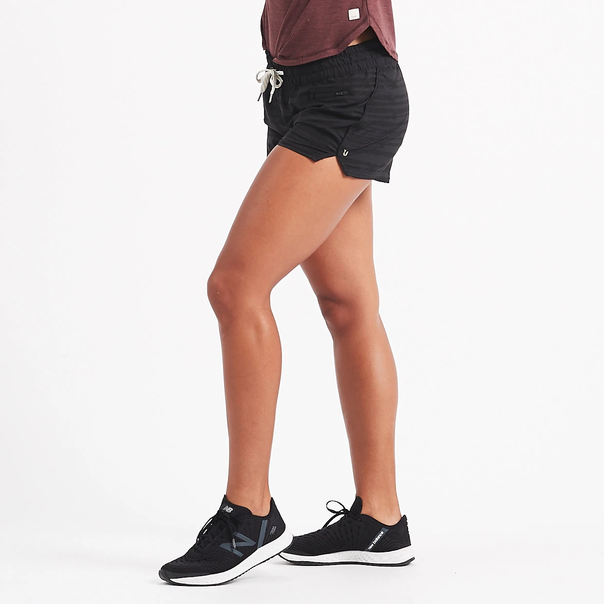 Clementine Short | Black Dye Stripe - Image 2