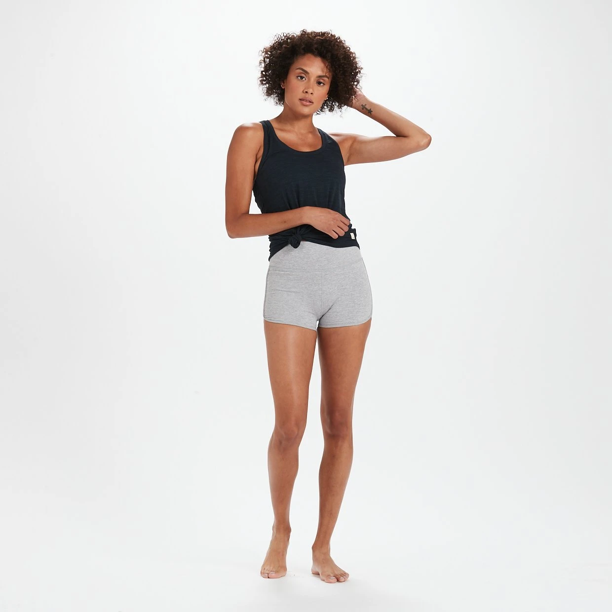 Shorty | Light Heather Grey - Image 4