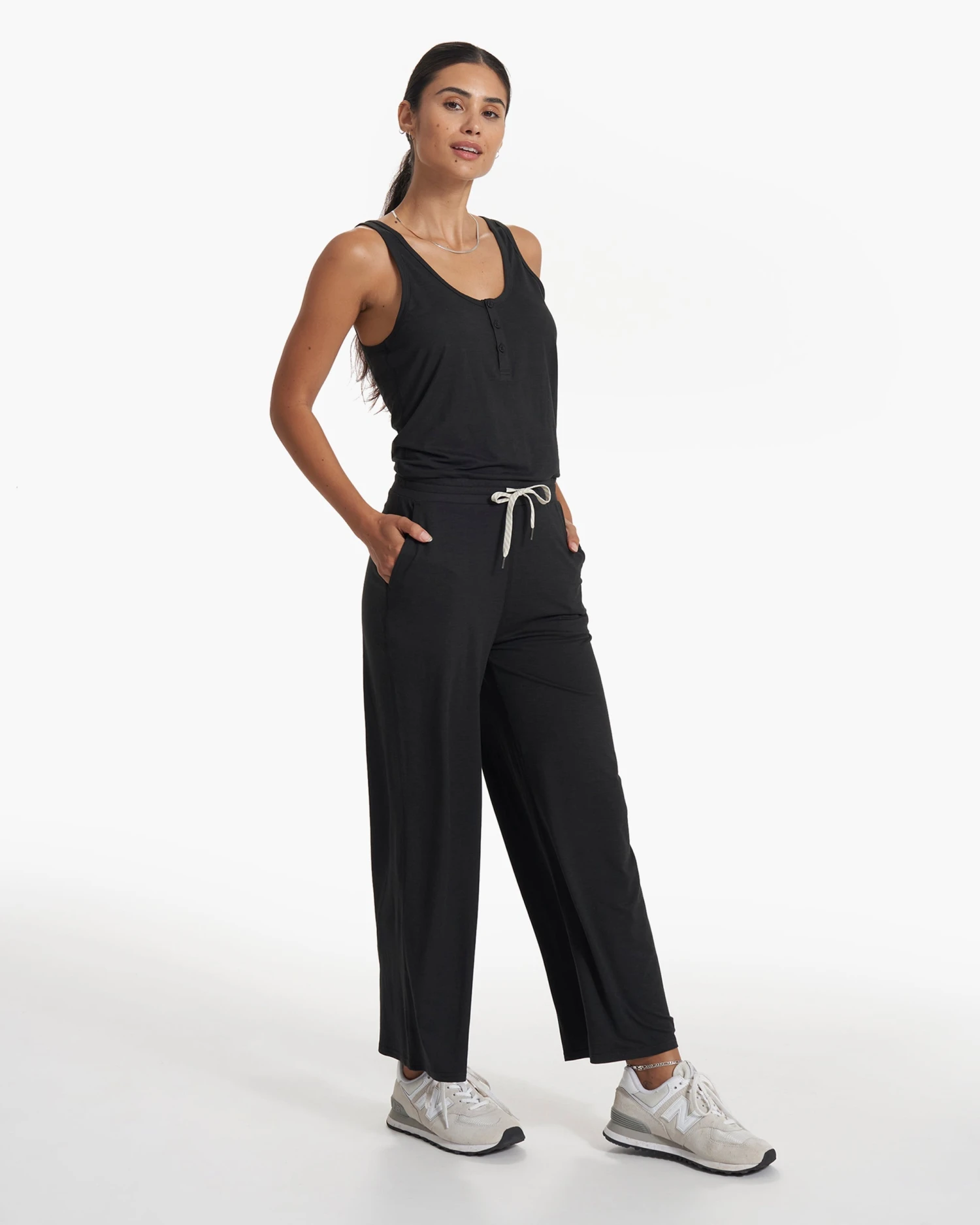 Falls Jumpsuit | Black Heather - Image 2