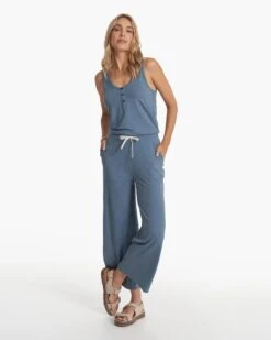 Falls Jumpsuit | Light Azure Heather