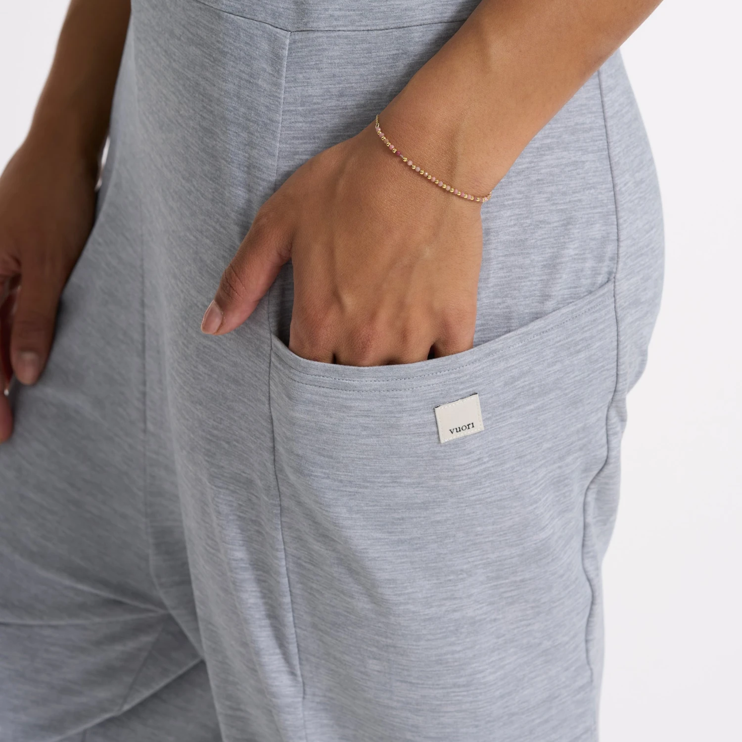 Breezy Jumpsuit | Pale Grey Heather - Image 5