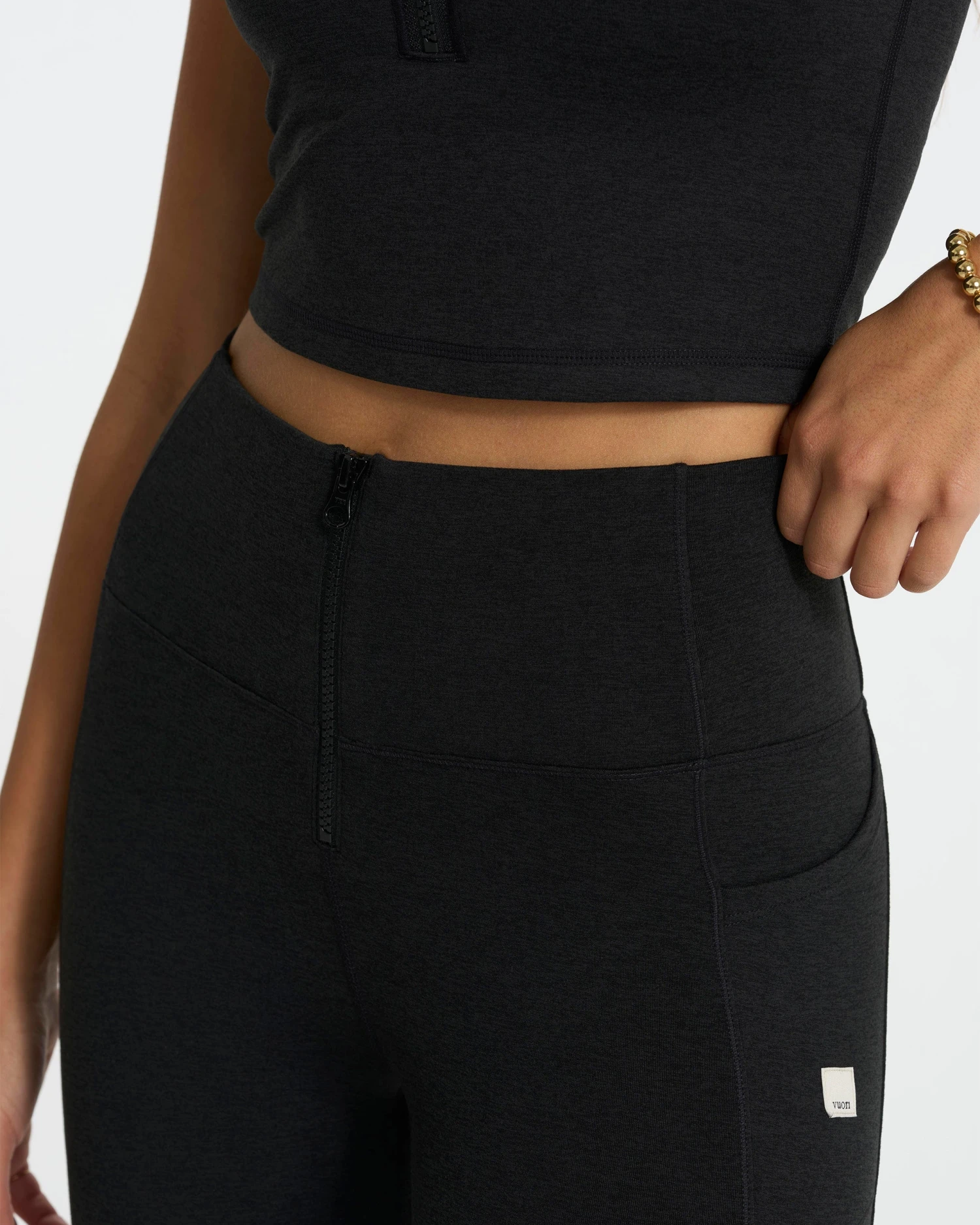 Granite Heathered Legging | Black Heather - Image 4