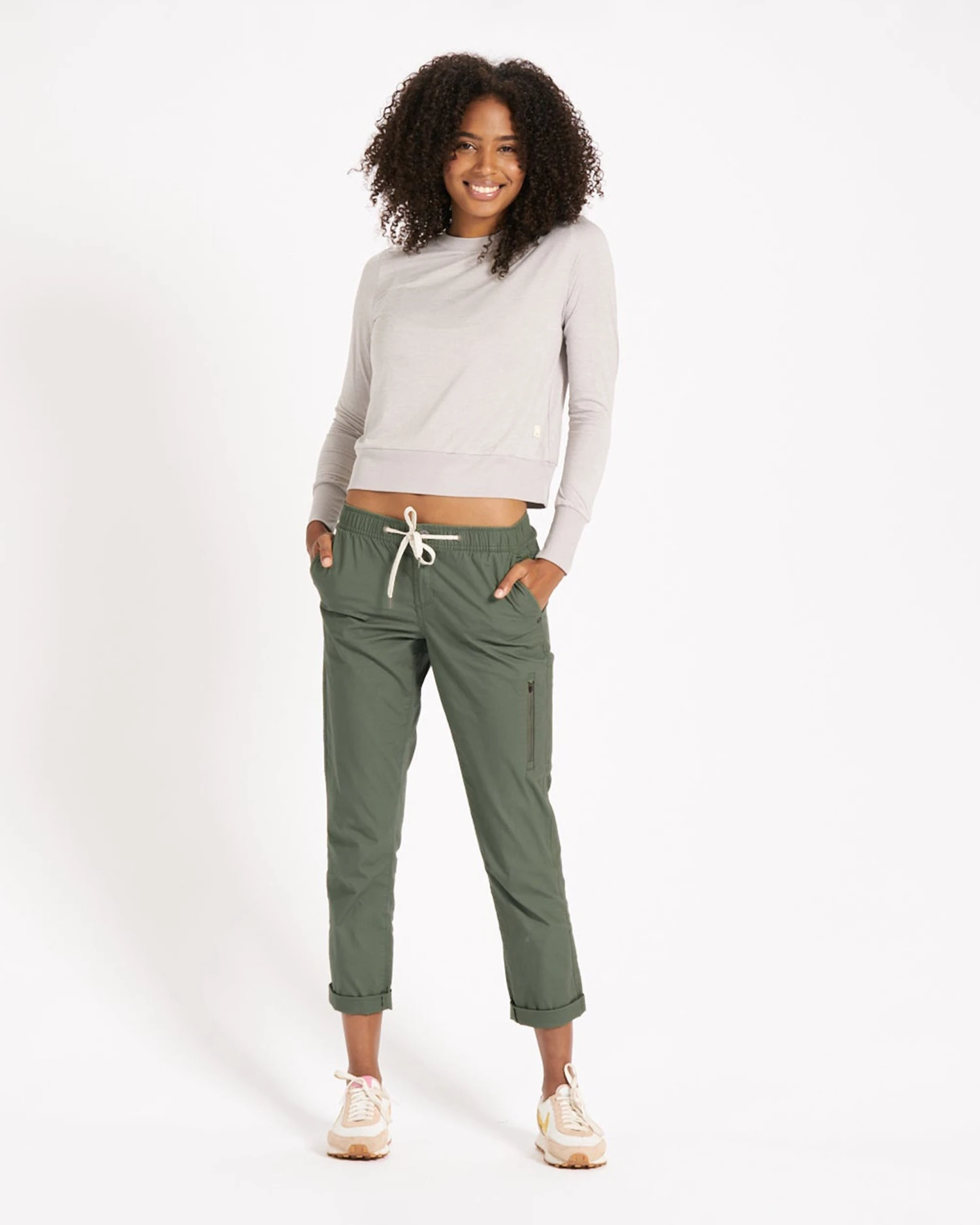 Womens Ripstop Pant | Army - Image 5