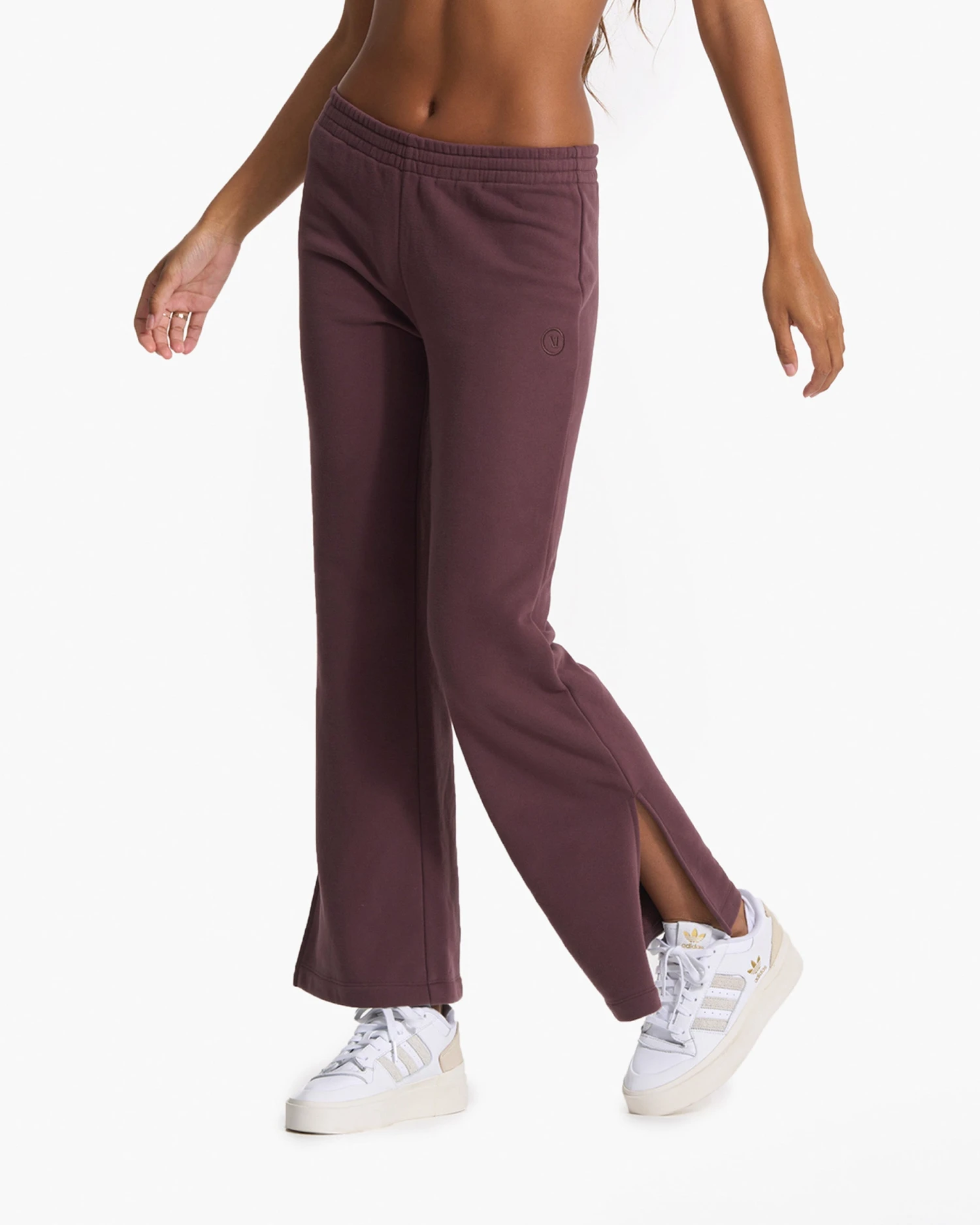 Sedona Wideleg Sweatpant | Chestnut - Image 2