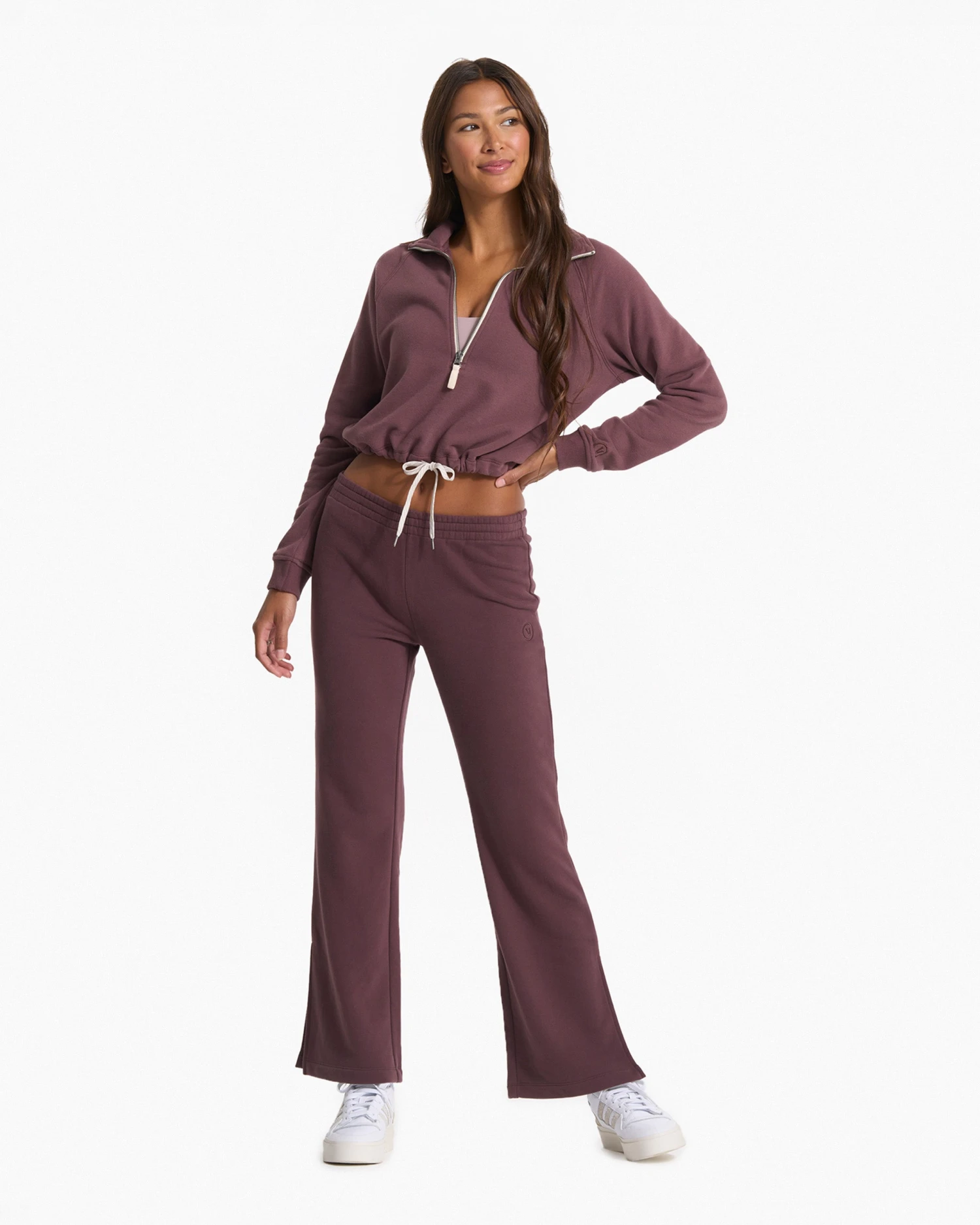 Sedona Wideleg Sweatpant | Chestnut - Image 5