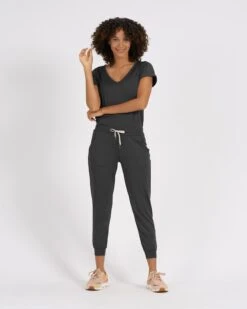 All Day Jumpsuit | Charcoal Heather