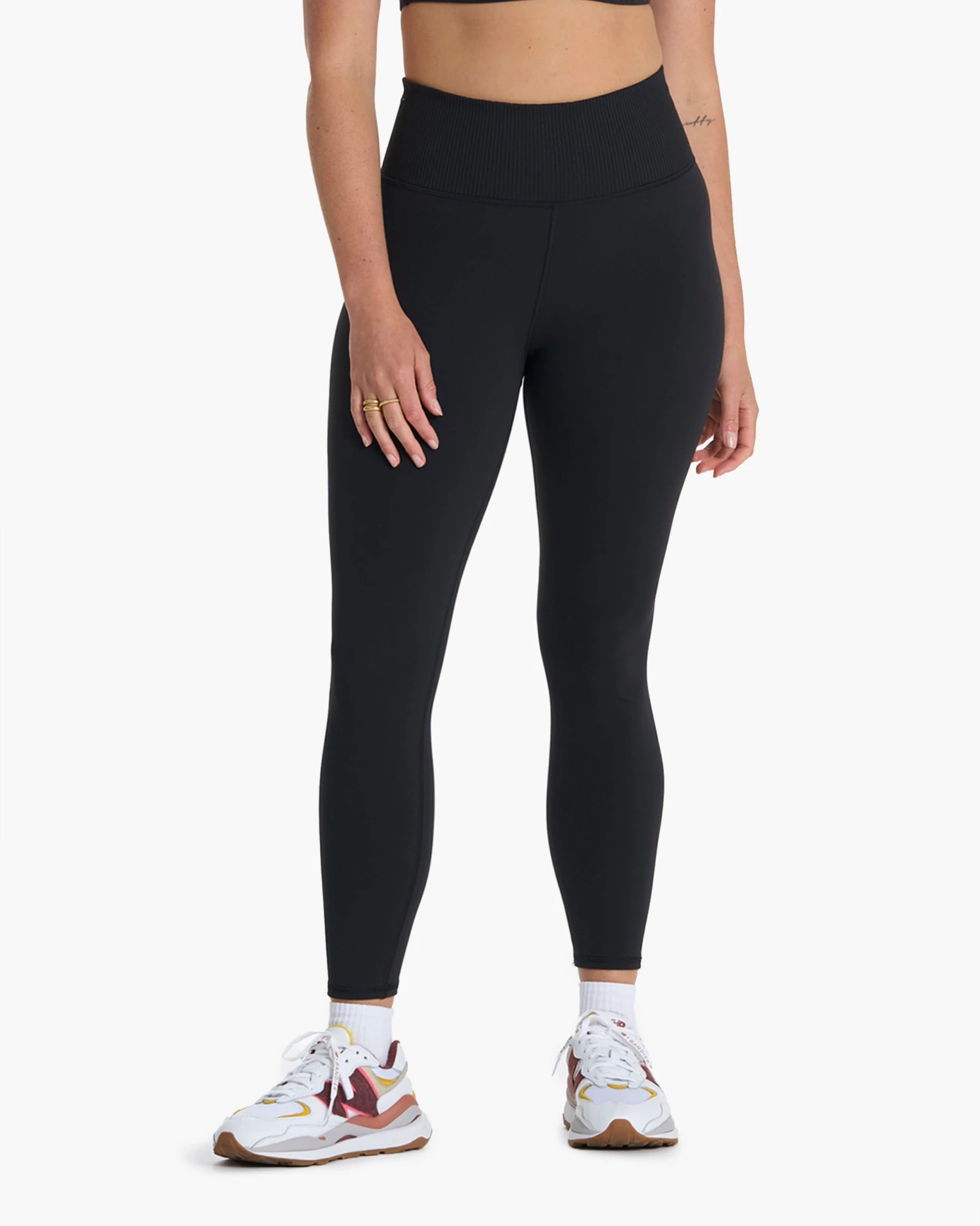 Rib Studio Legging | Black - Image 2