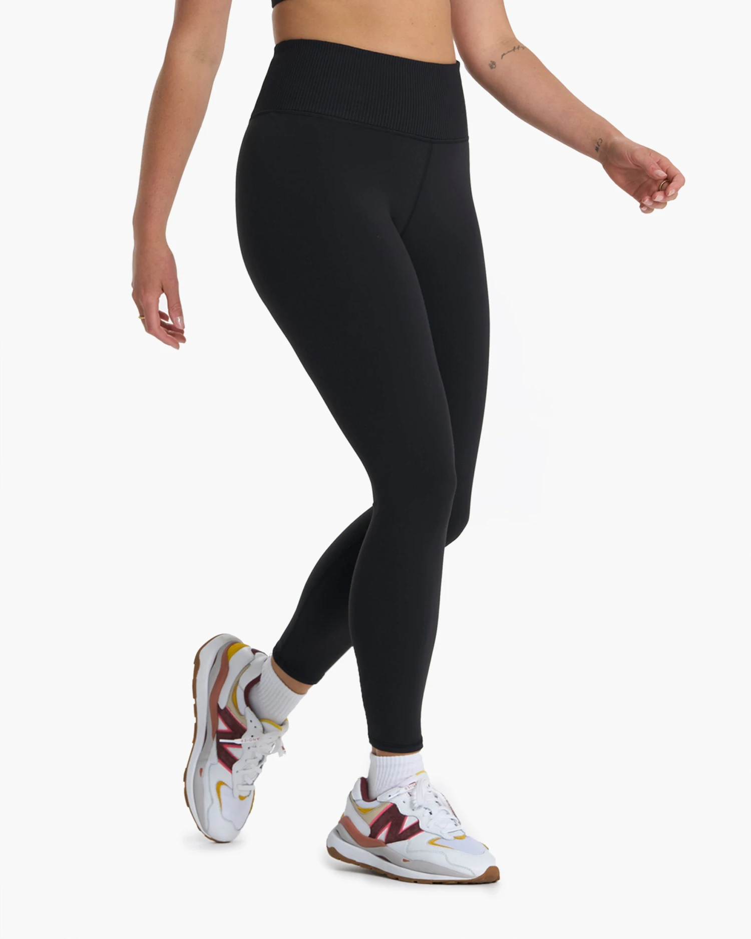 Rib Studio Legging | Black - Image 4