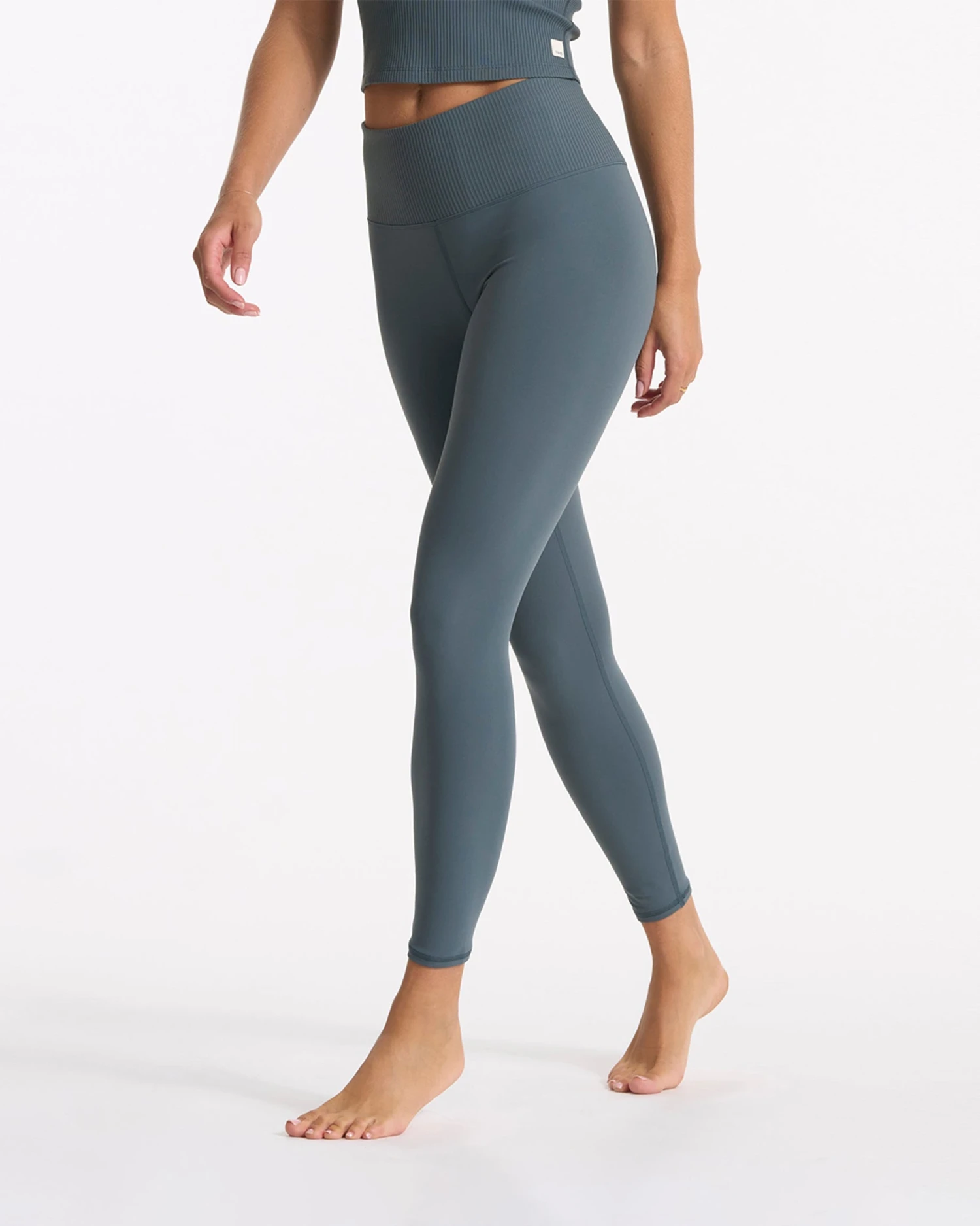 Rib Studio Legging | Stone - Image 3