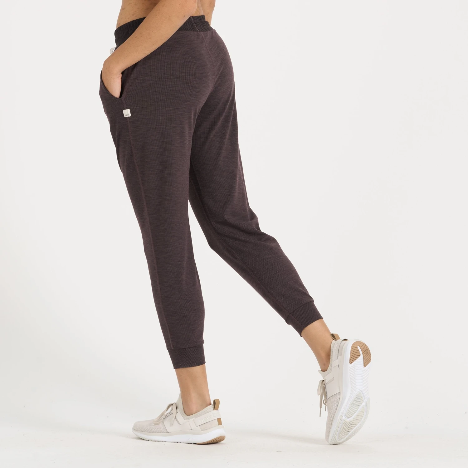 Lux Rib Performance Jogger | Quartz Heather - Image 2