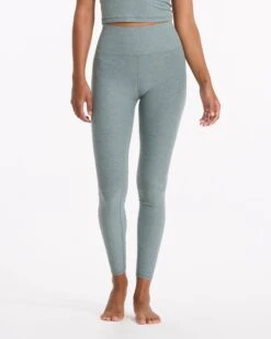 Clean Elevation Legging-Long | Stormy Heather