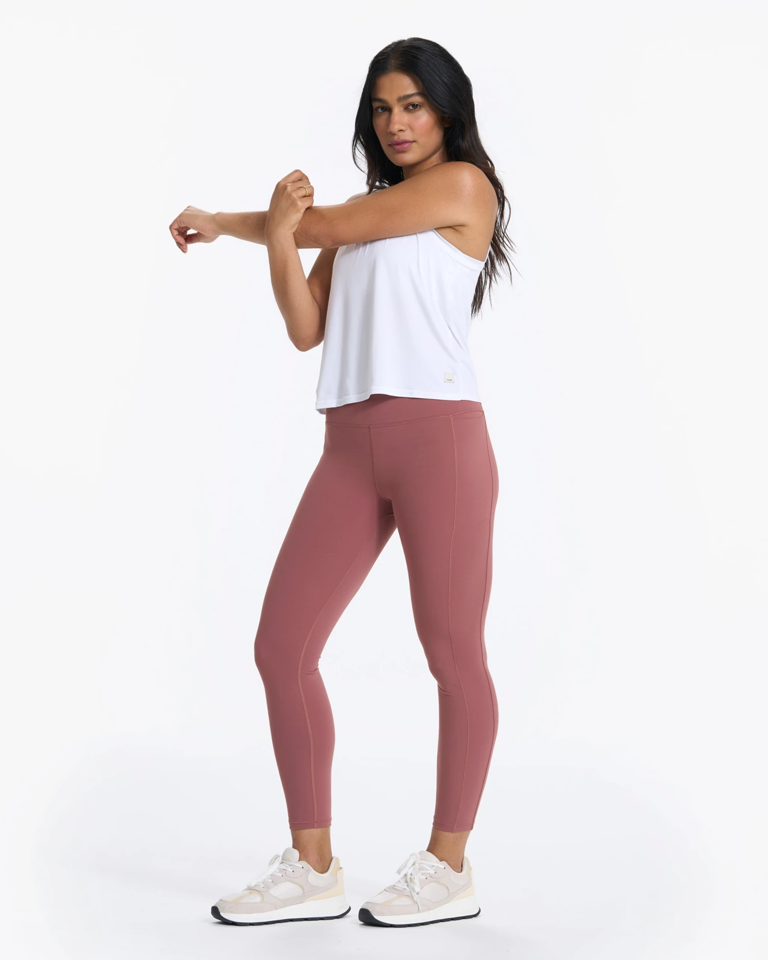 Studio Pocket Legging-Short | Rosewood - Image 7