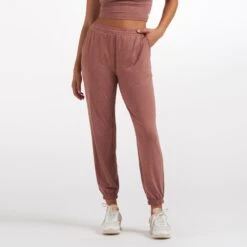 Boyfriend Jogger | Light Terracotta Heather