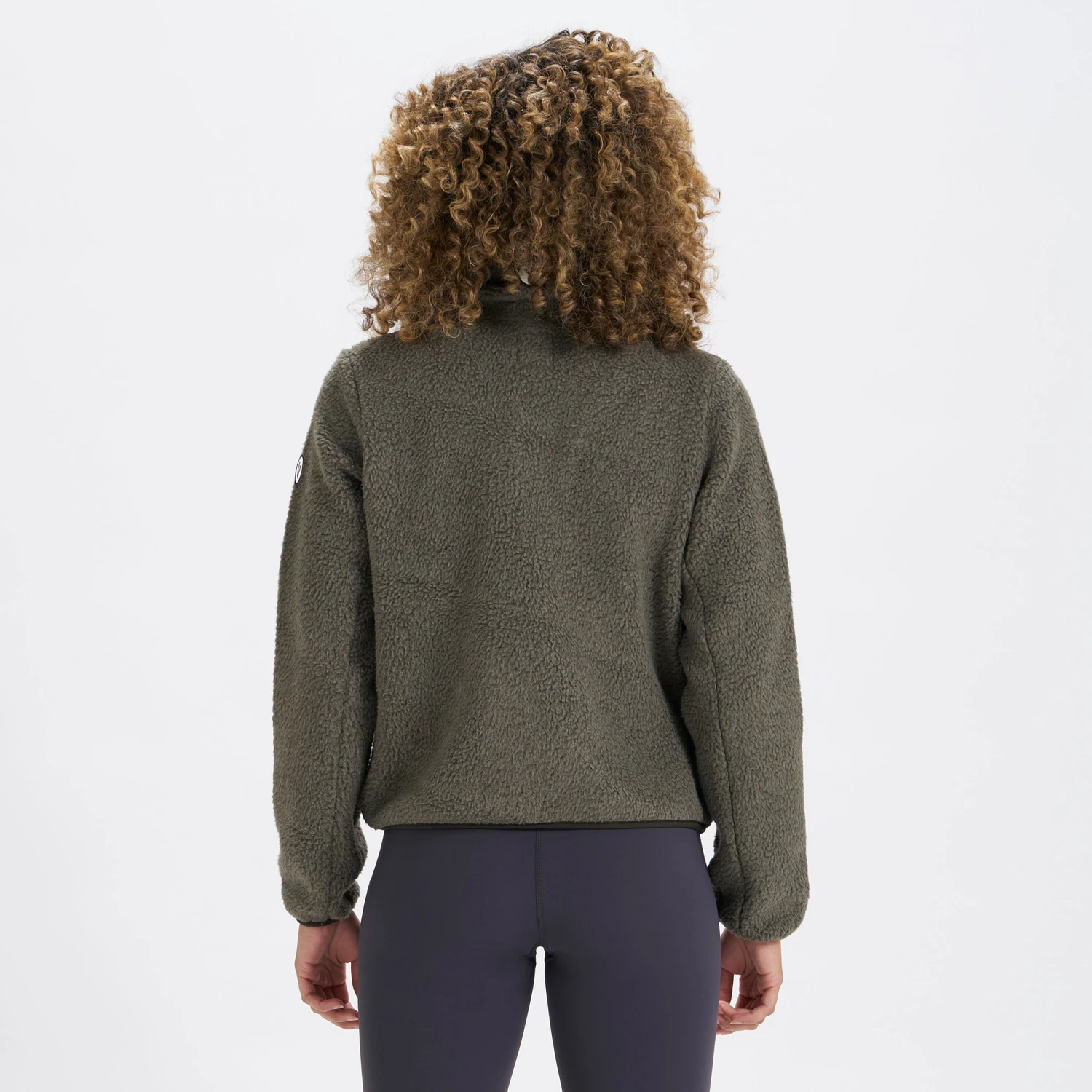 Womens Alpine Sherpa Jacket | Oregano - Image 3