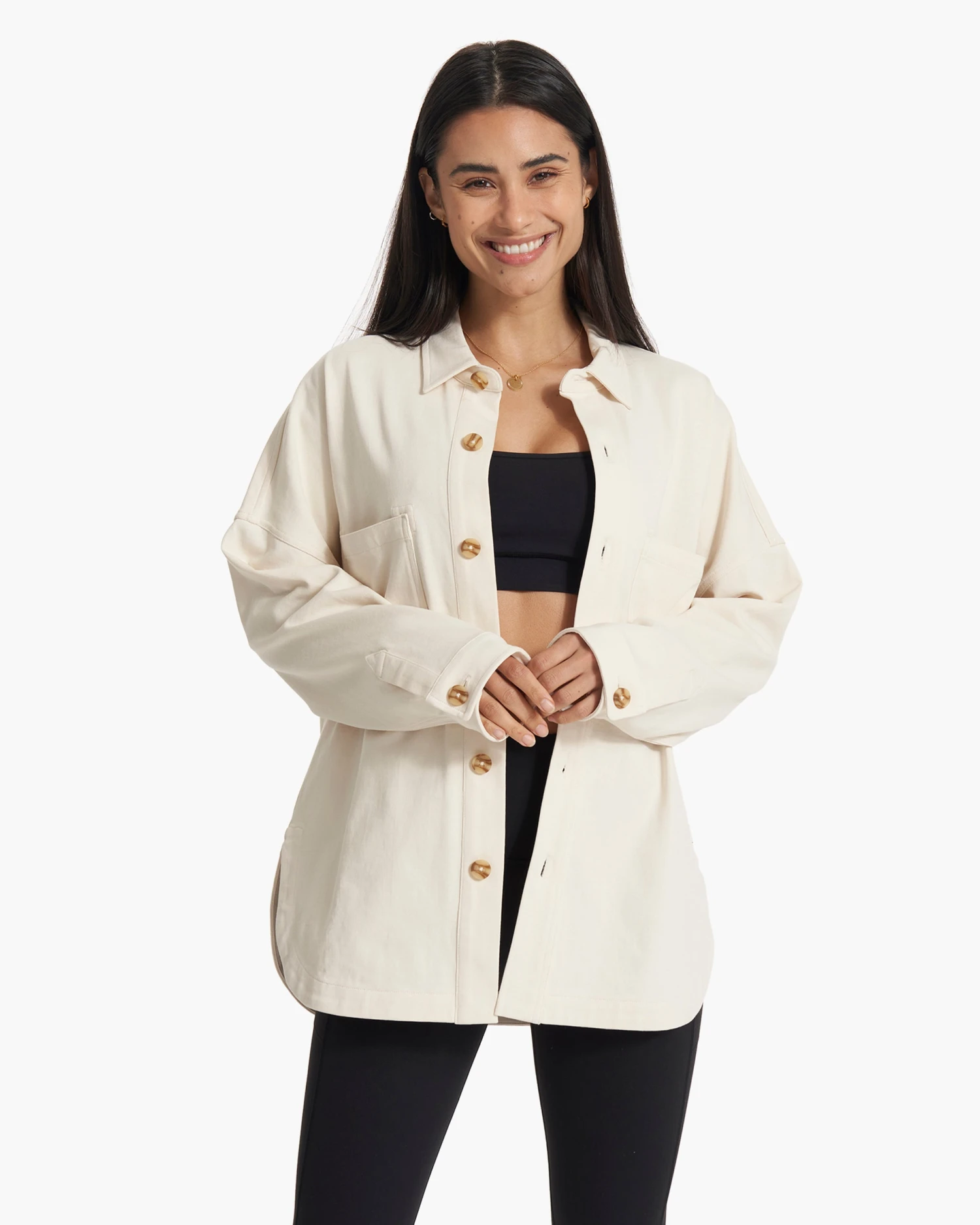 Mackenzie Shirt Jacket | Natural - Image 2