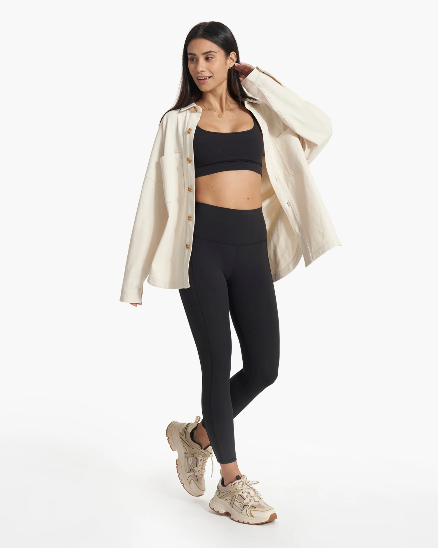 Mackenzie Shirt Jacket | Natural - Image 4