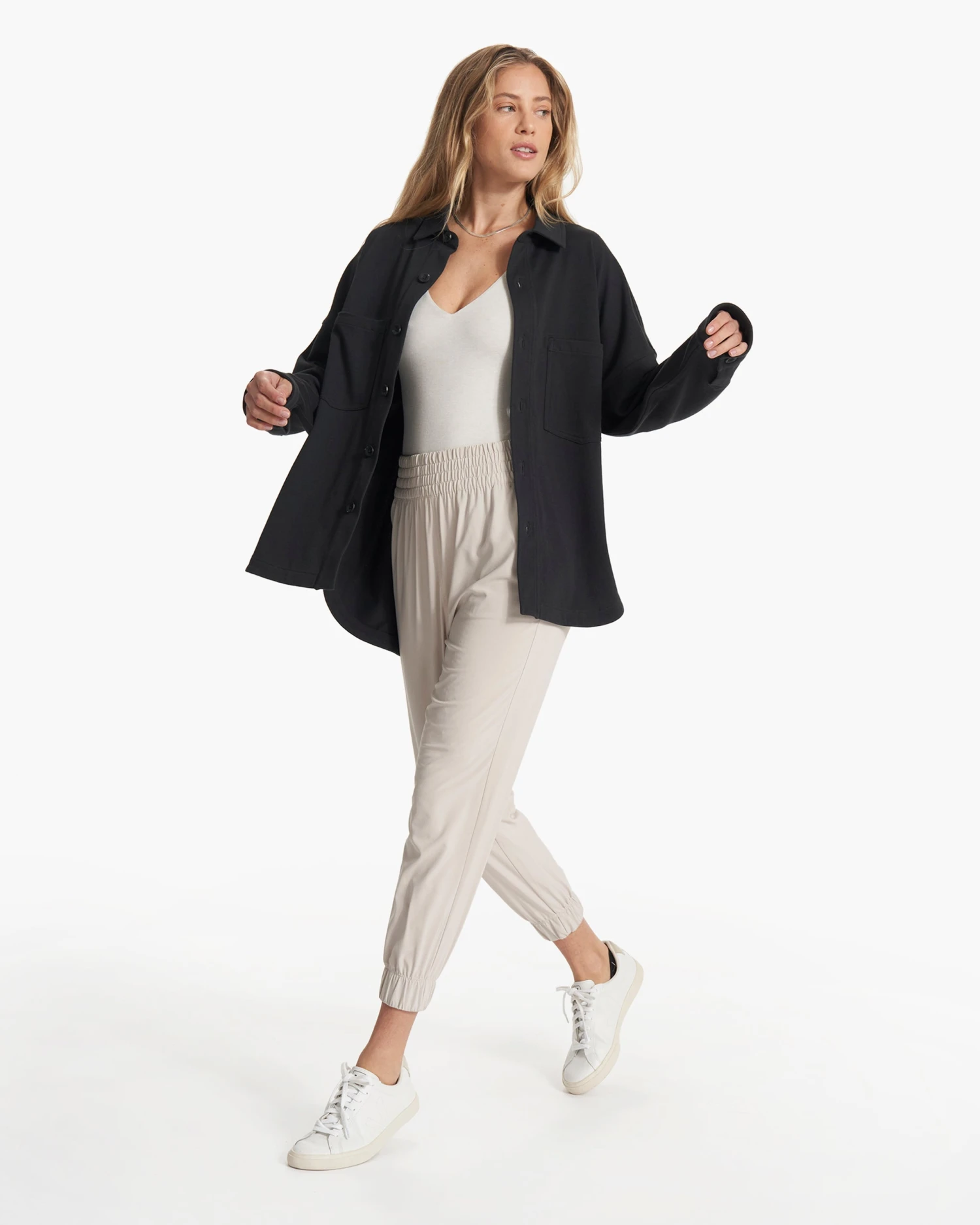 Mackenzie Shirt Jacket | Washed Black - Image 6