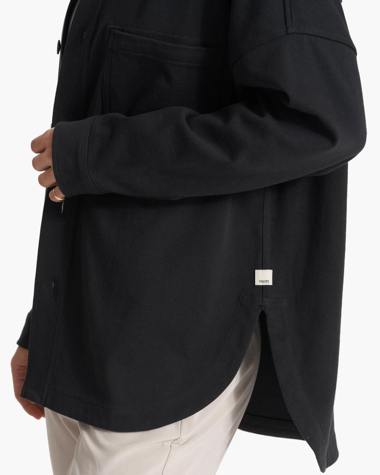 Mackenzie Shirt Jacket | Washed Black - Image 7