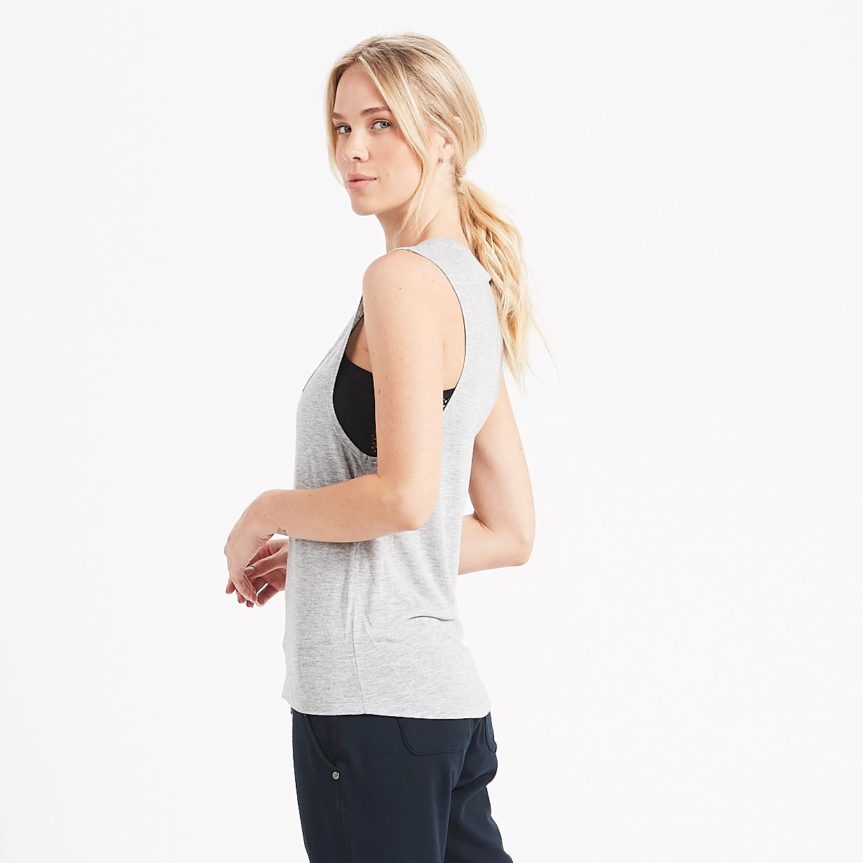 Layered Tank | Heather Grey - Image 2
