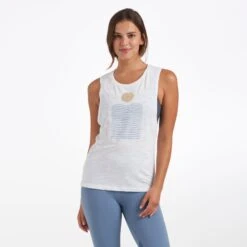 Horizon Tank | White Slub