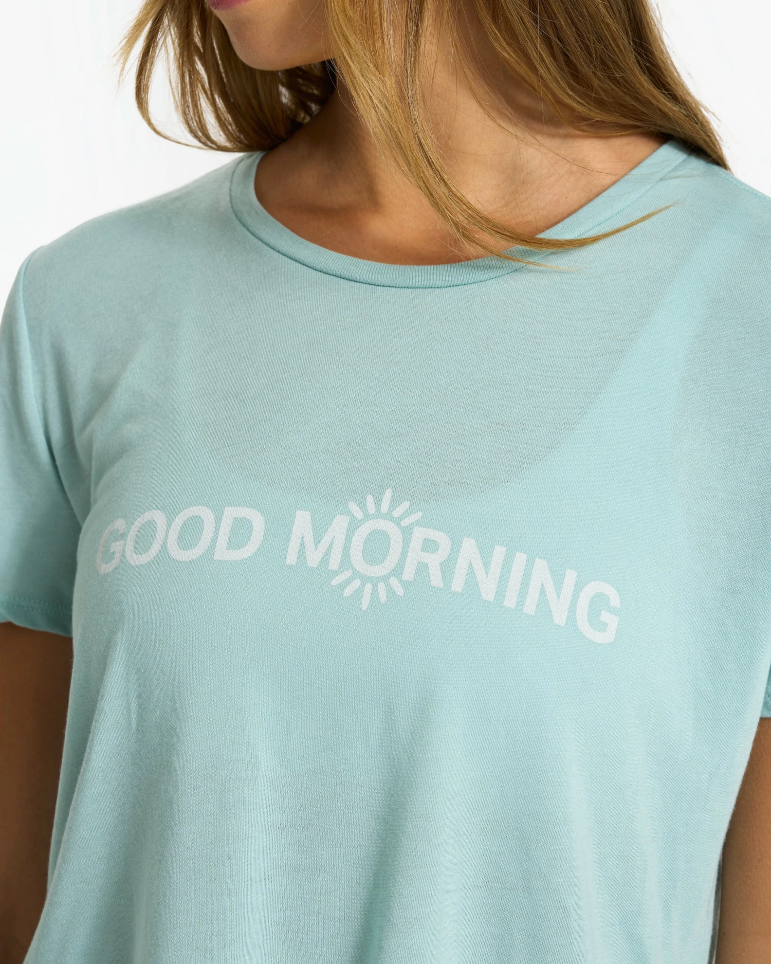 Good Morning Tee | Dusty Blue - Image 2