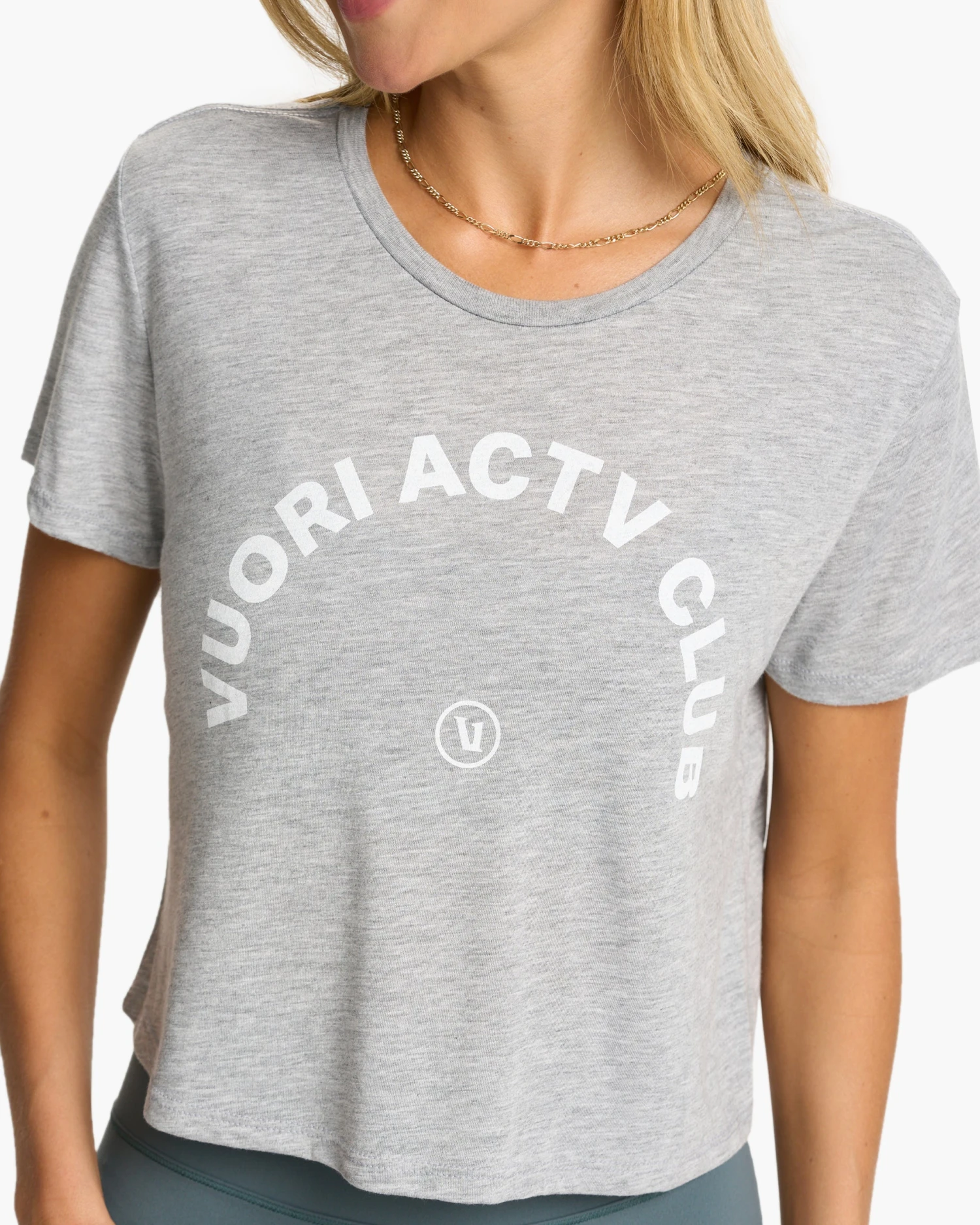 ACTV Club Tee 2.0 | Heather Grey - Image 3