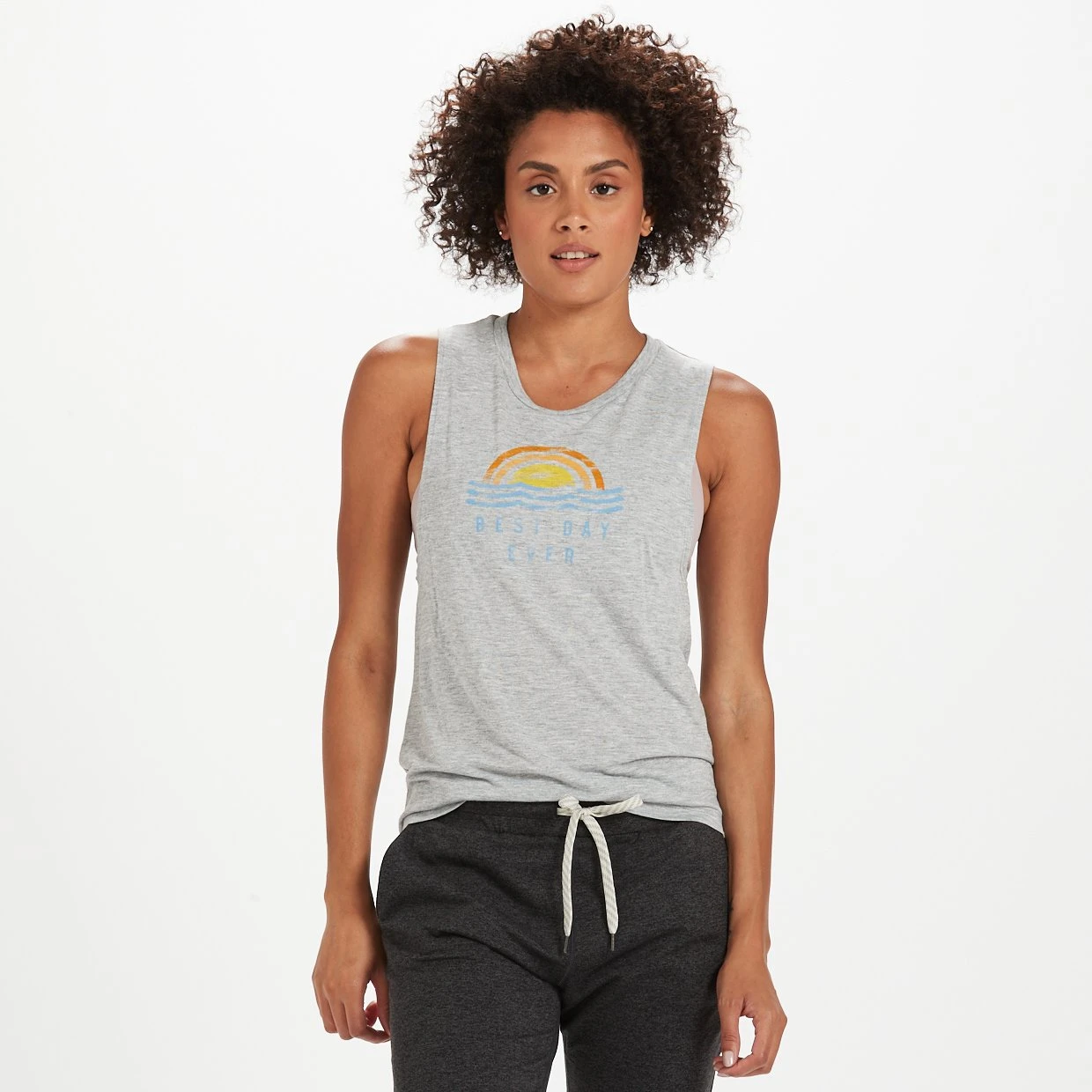Best Day Tank | Heather Grey